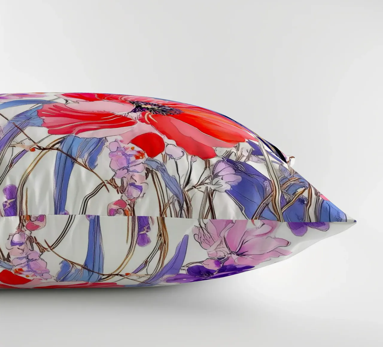 Fiori eleganti cuscino da Justyna Jaszke JBJart
