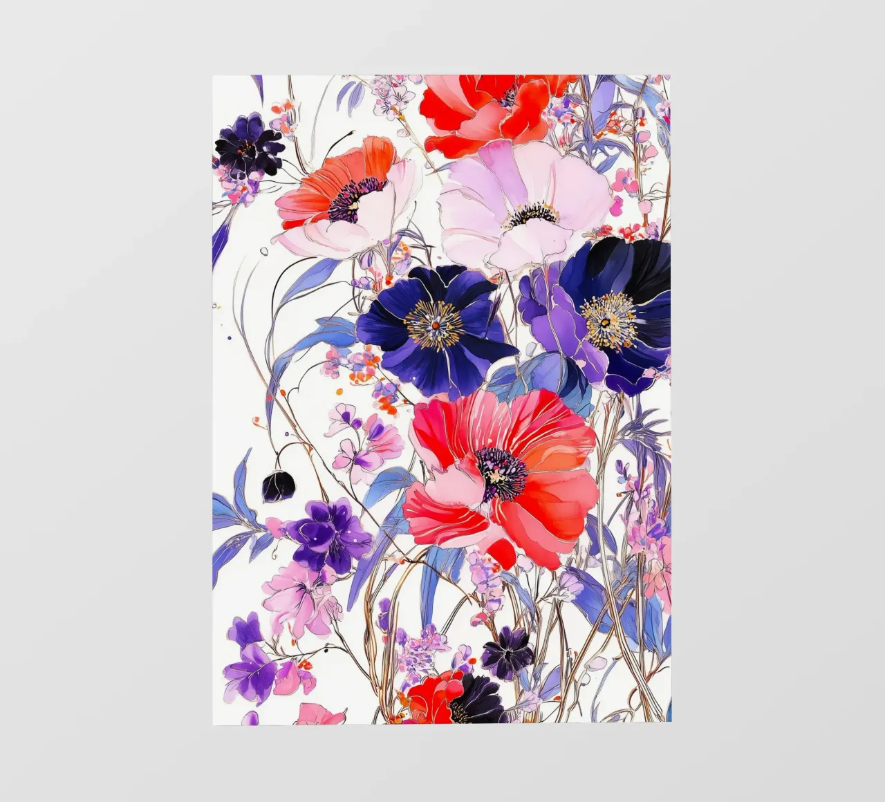 Fiori eleganti telo in pvc da Justyna Jaszke JBJart