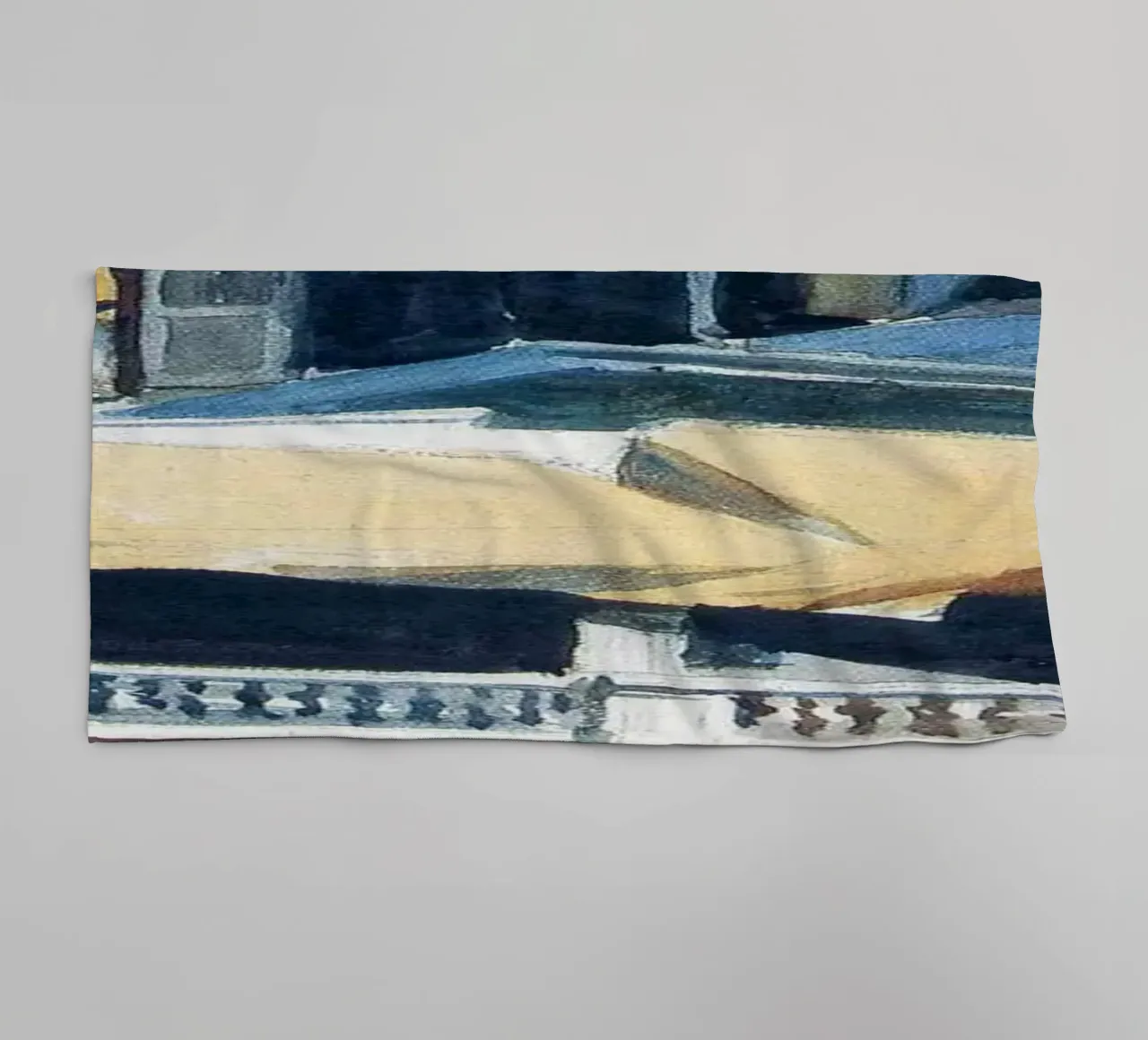 Edward Hopper Architecture City Landscape Print towel by NorwesClub