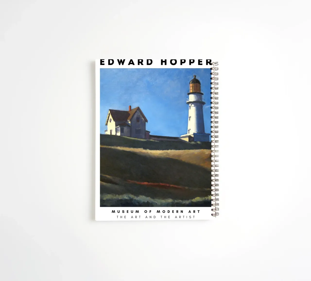 Edward Hopper Architecture Country Landscape Print spiral notebook by NorwesClub