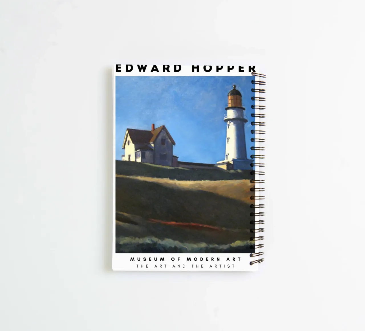 Edward Hopper Architecture Country Landscape Print spiral notebook by NorwesClub