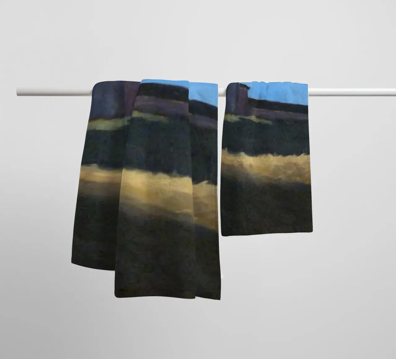 Edward Hopper Architectuur Landschap Print badhanddoek van NorwesClub