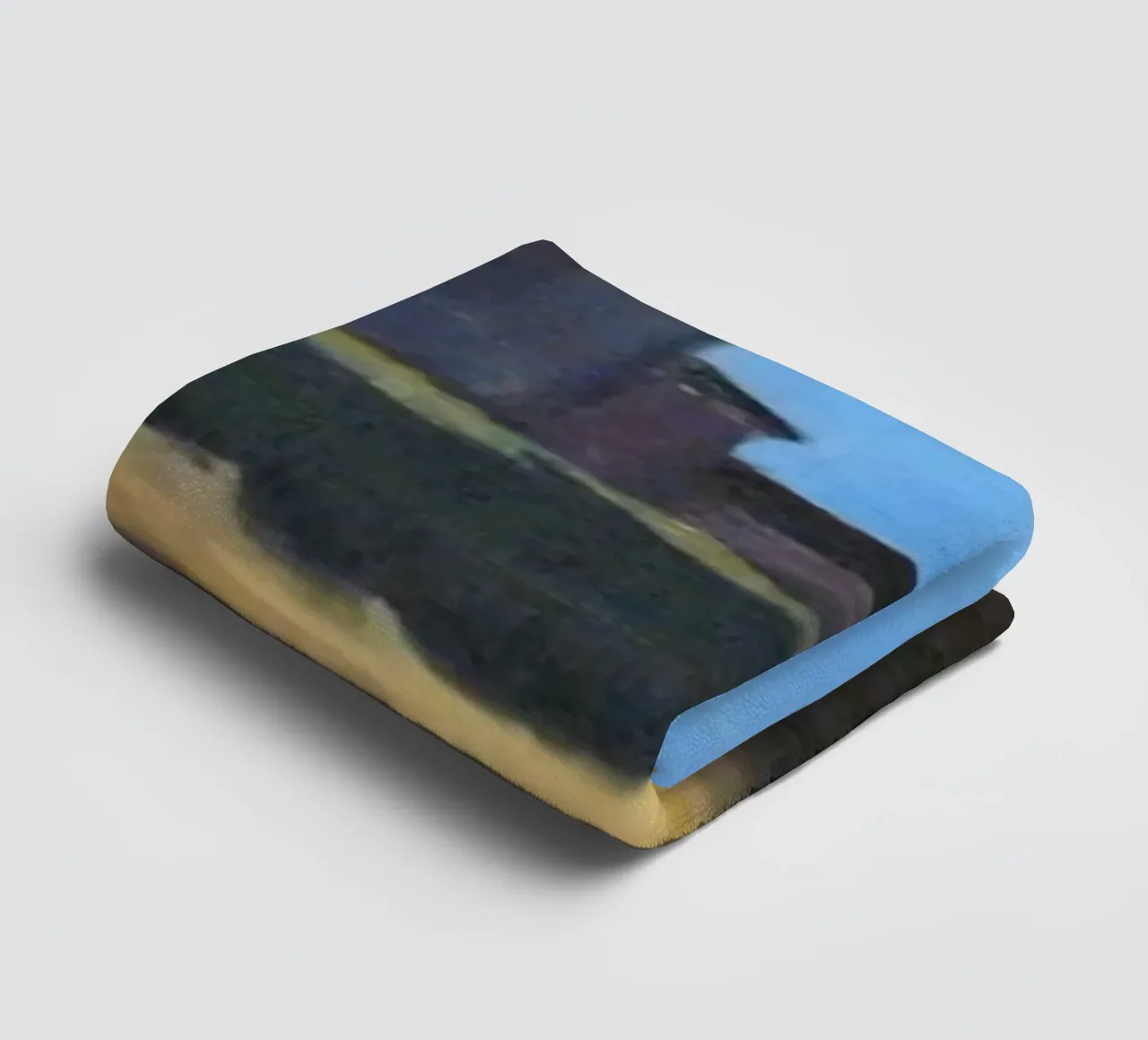 Edward Hopper Architectuur Landschap Print badhanddoek van NorwesClub