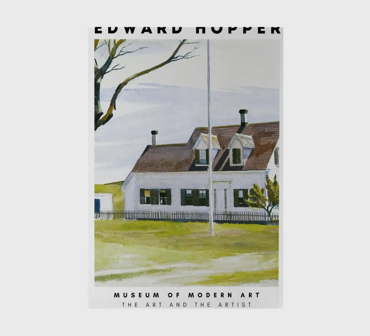 Edward Hopper Architecture Coastal Urban Scene Print notebook by NorwesClub