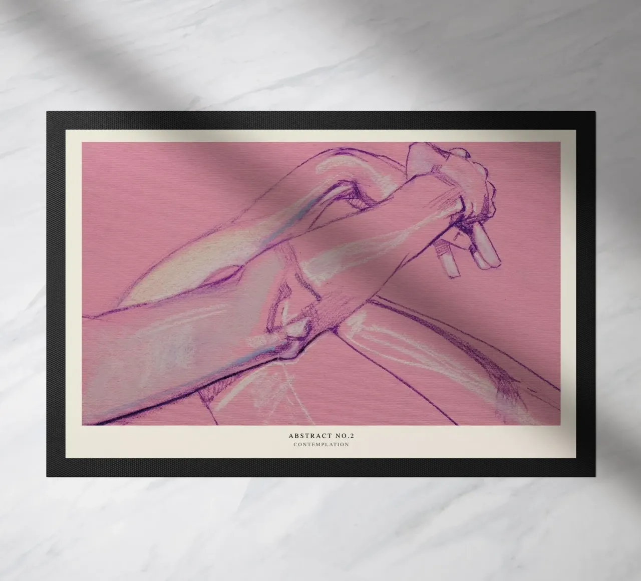 Contemplation deurmat van Graphite