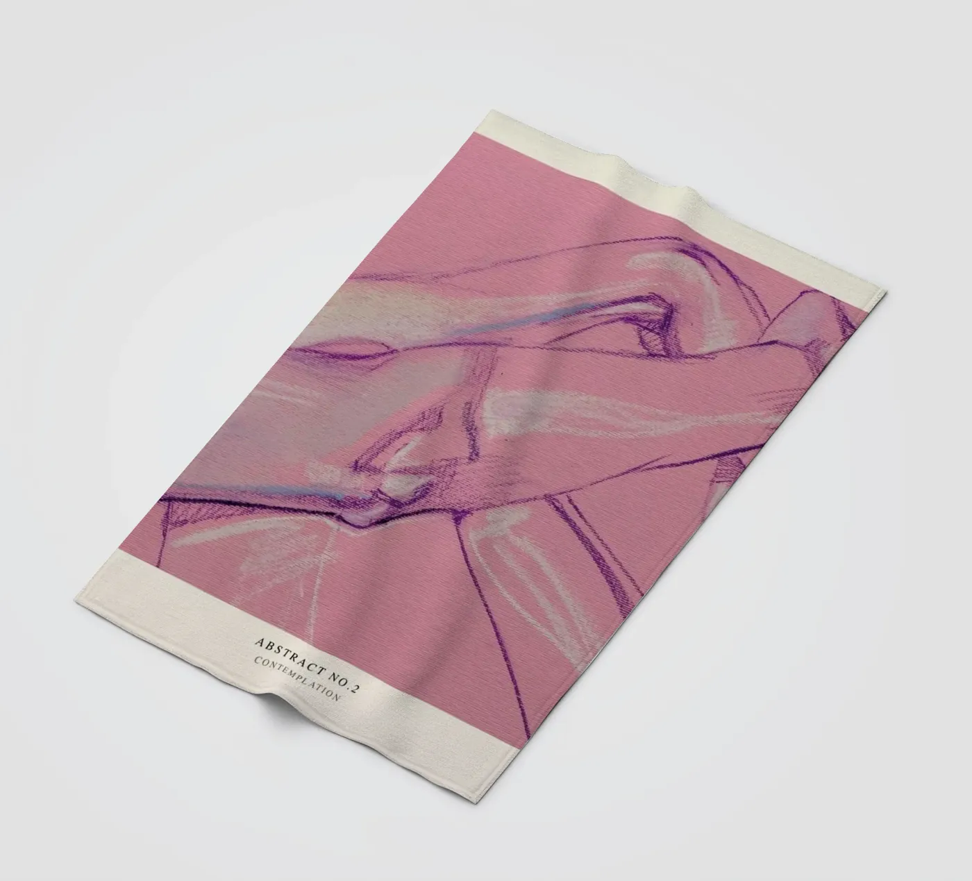 Contemplation Fleecedecke von Graphite