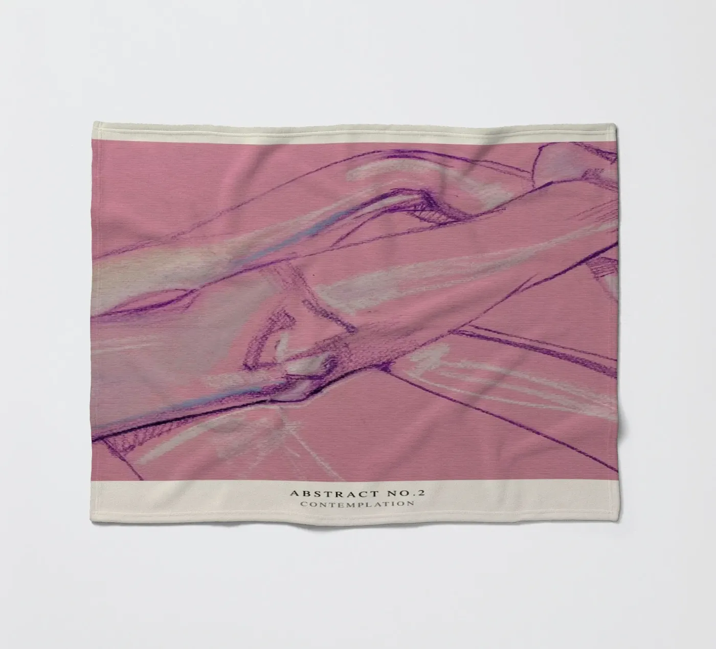 Contemplation Fleecedecke von Graphite