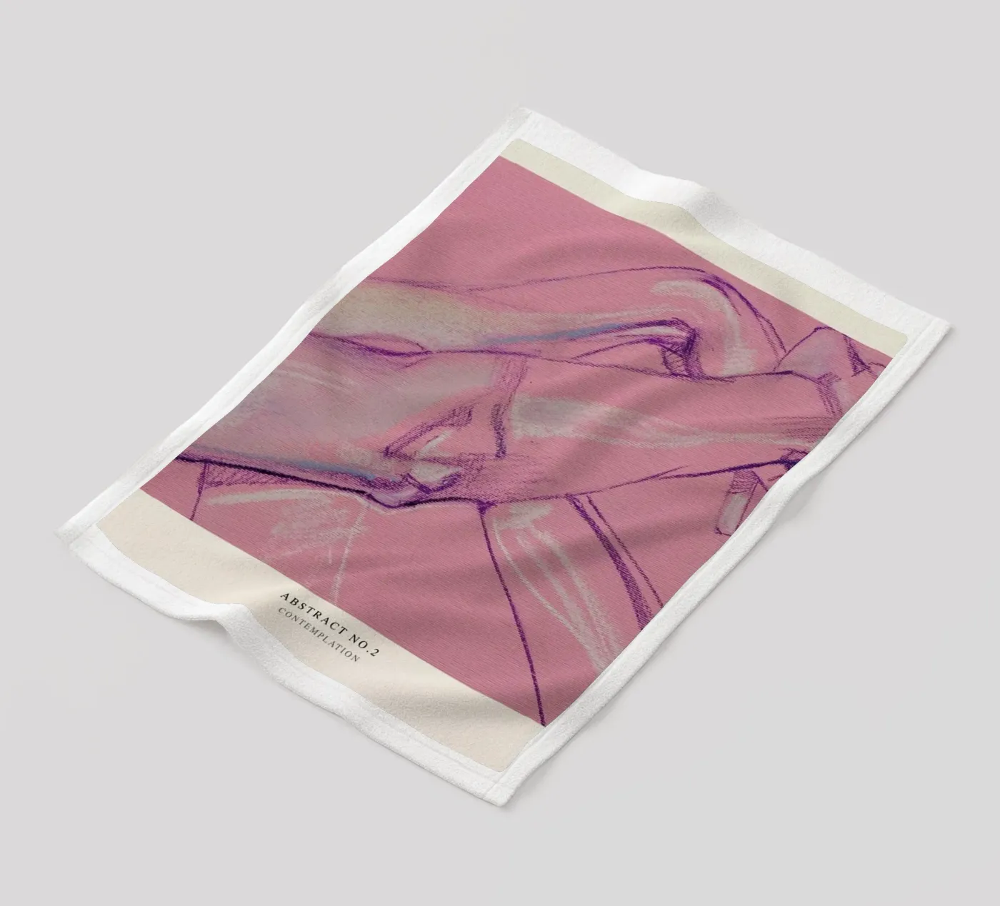 Contemplation Fleecedecke von Graphite