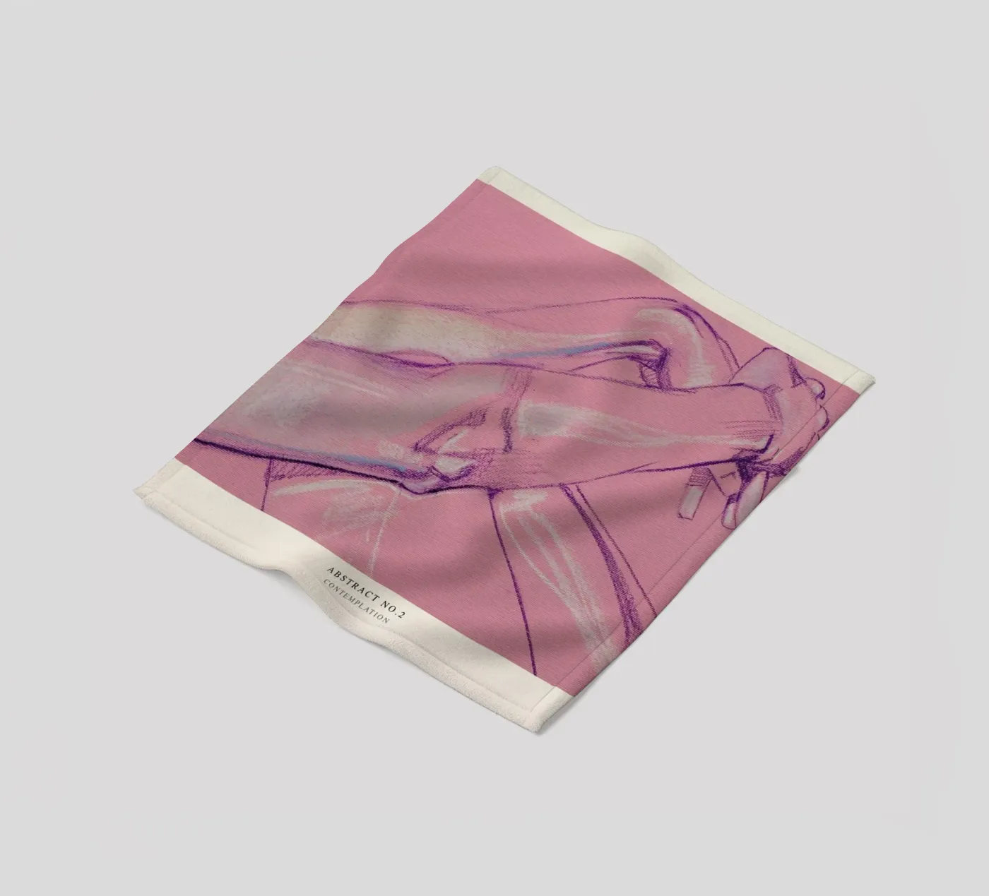 Contemplation Fleecedecke von Graphite