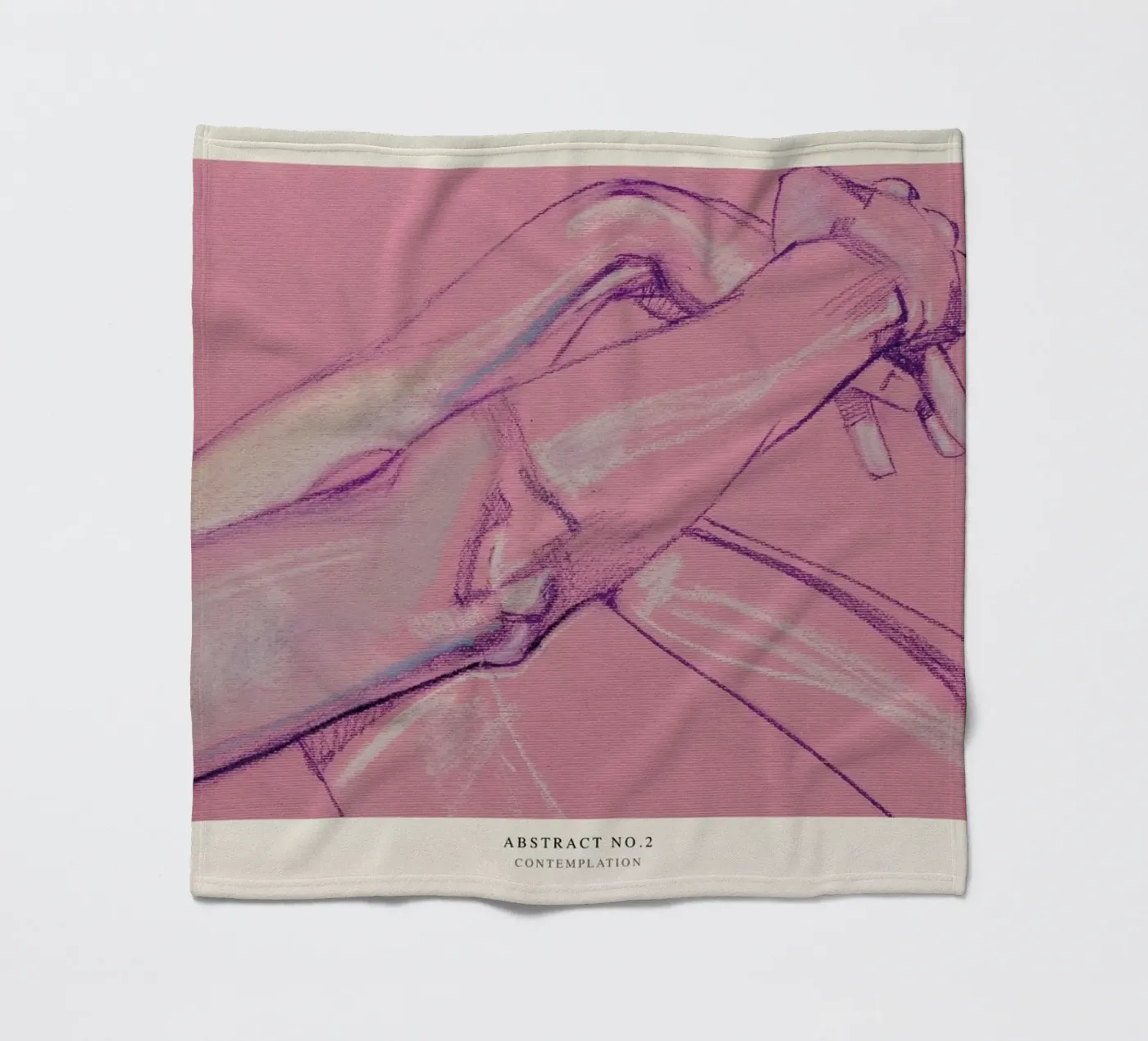 Contemplation Fleecedecke von Graphite