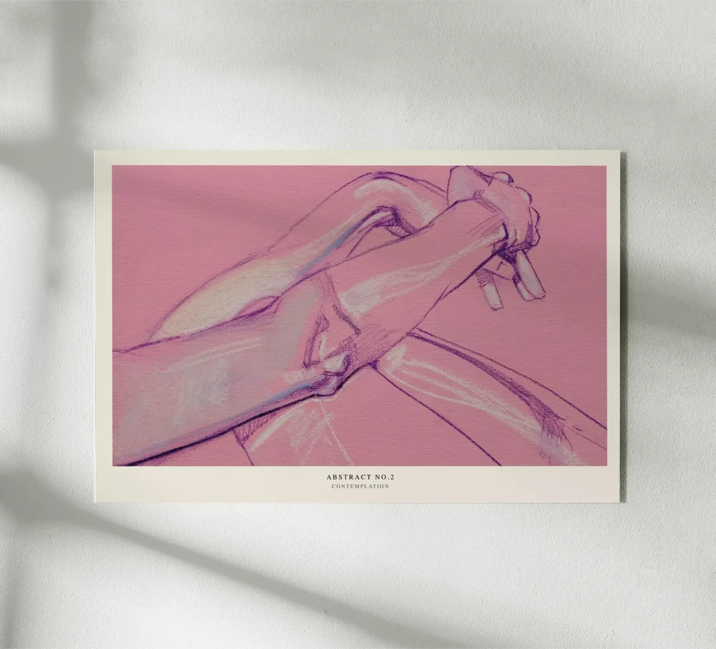 Contemplation acrylic glass by Graphite