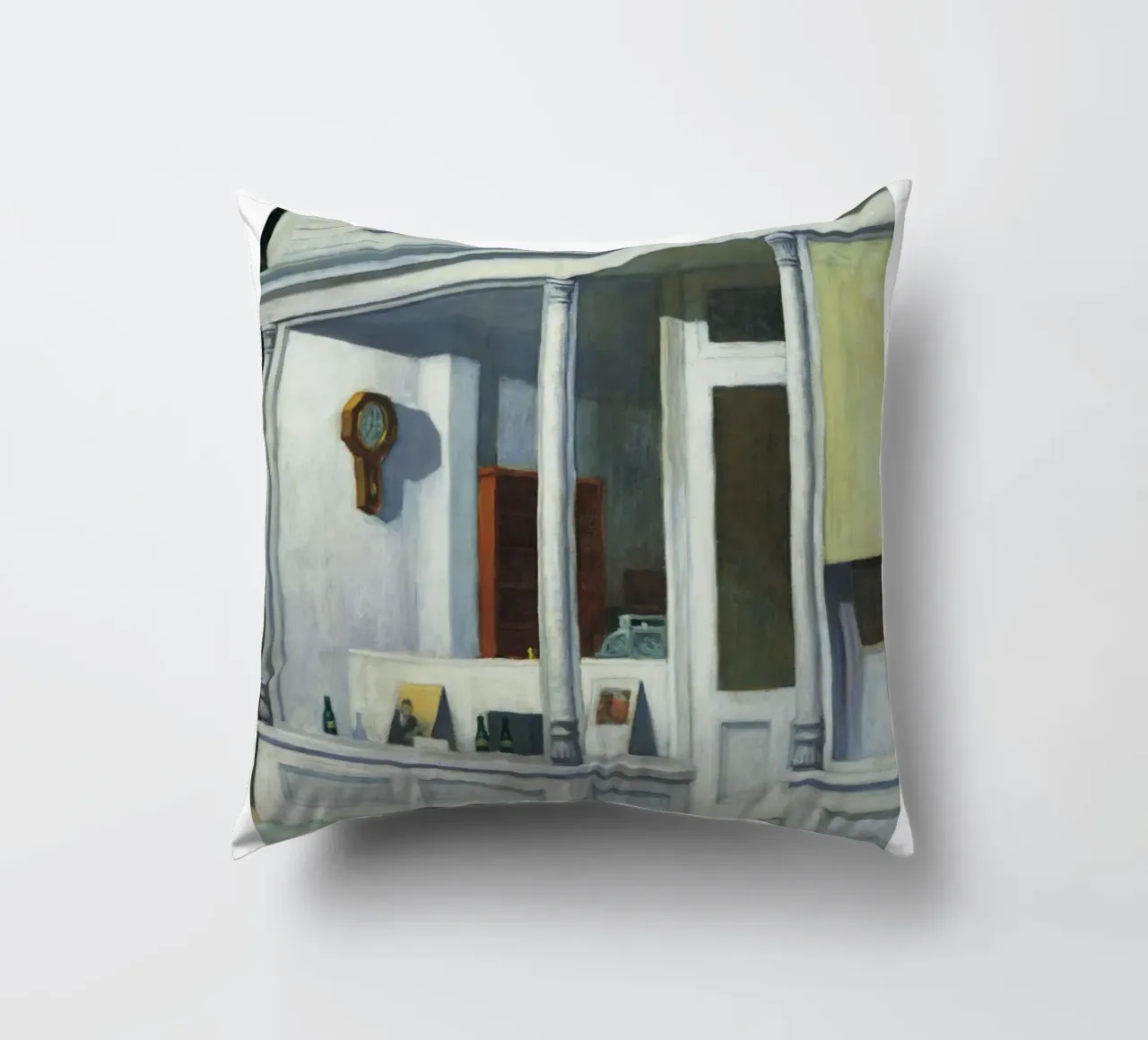 Edward Hopper Sette A.M. | Realismo Americano Vetrina cuscino da NorwesClub