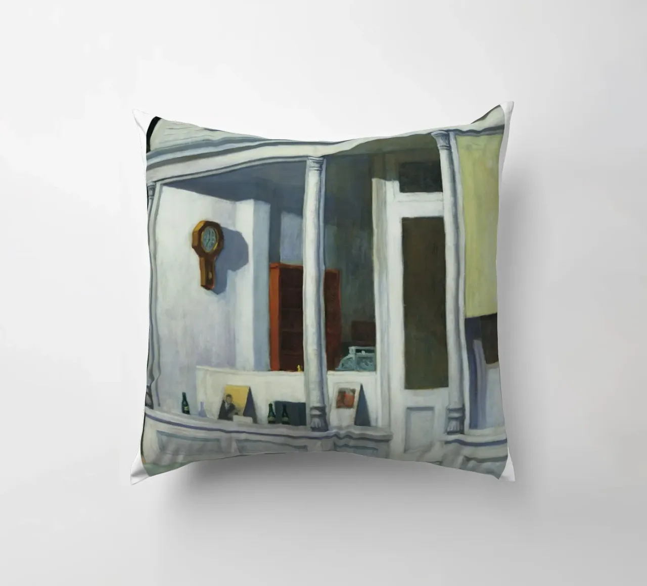 Edward Hopper Sette A.M. | Realismo Americano Vetrina cuscino da NorwesClub