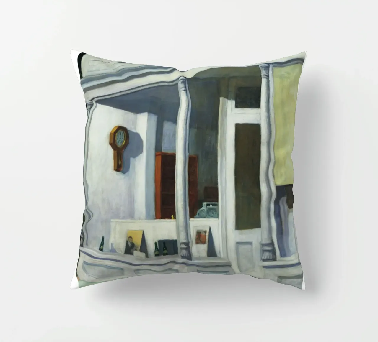 Edward Hopper Sette A.M. | Realismo Americano Vetrina cuscino da NorwesClub