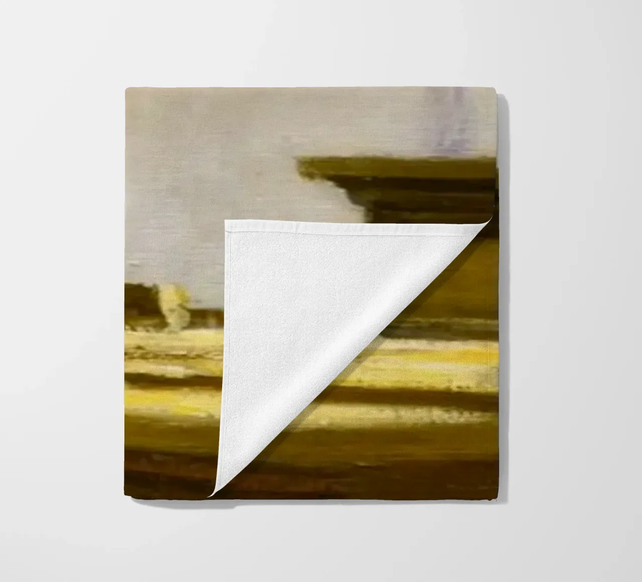 Ufficio di Edward Hopper in una piccola città - Arte del realismo americano telo mare da NorwesClub
