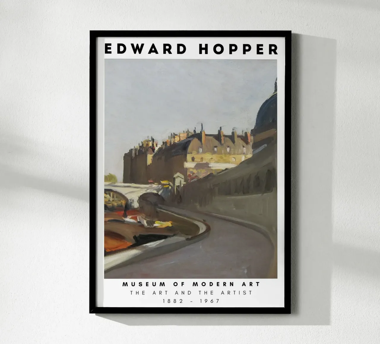 Edward Hopper Le Quai Paris - Amerikaans realisme Print poster van NorwesClub