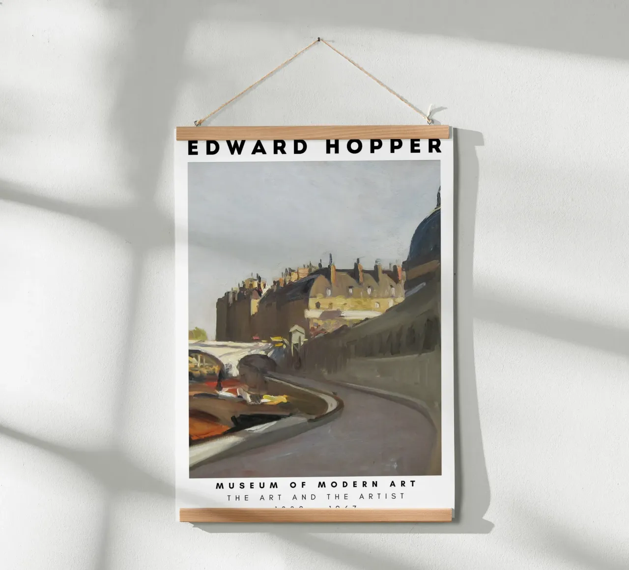 Edward Hopper Le Quai Paris - Amerikaans realisme Print poster van NorwesClub