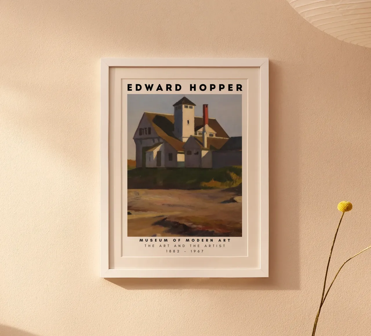 Edward Hopper Station des garde-côtes - Réalisme américain poster de NorwesClub