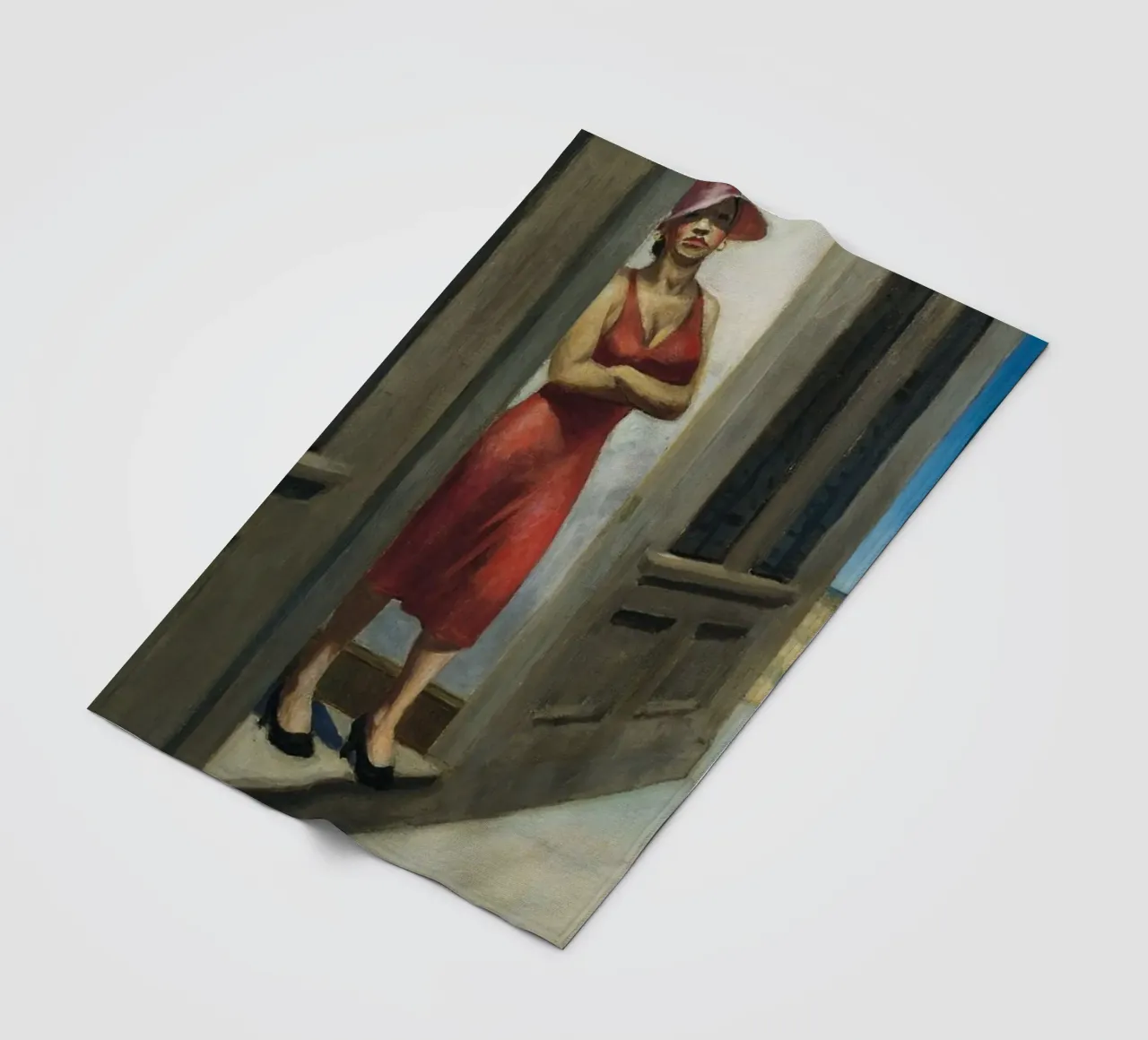 Edward Hopper Mattina della Carolina del Sud - Realismo americano coperta in pile da NorwesClub