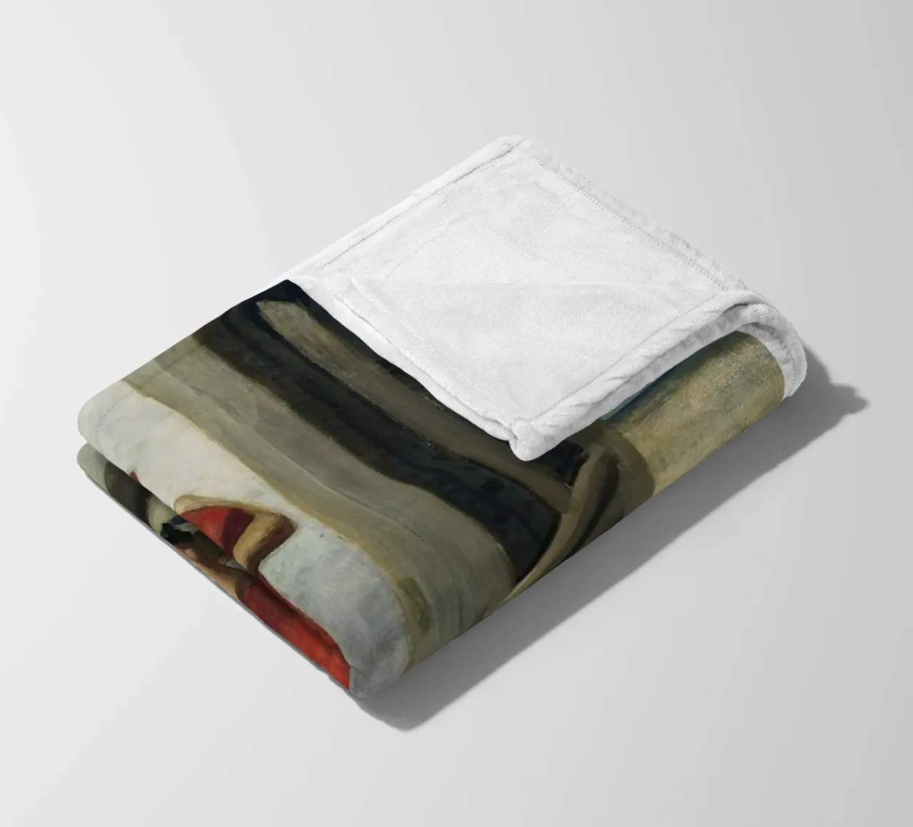 Edward Hopper Mattina della Carolina del Sud - Realismo americano coperta in pile da NorwesClub
