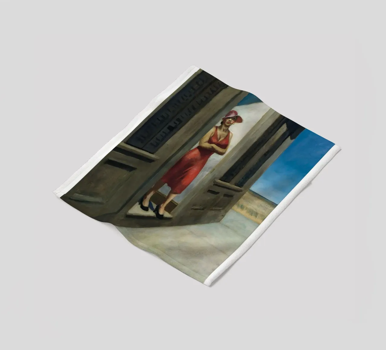 Edward Hopper Mattina della Carolina del Sud - Realismo americano coperta in pile da NorwesClub