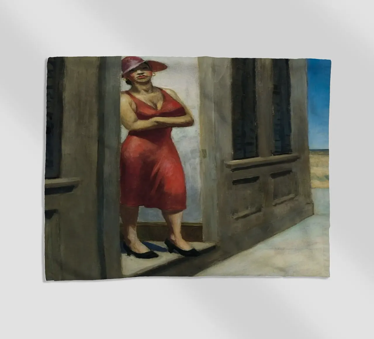 Edward Hopper Mattina della Carolina del Sud - Realismo americano telo mare da NorwesClub