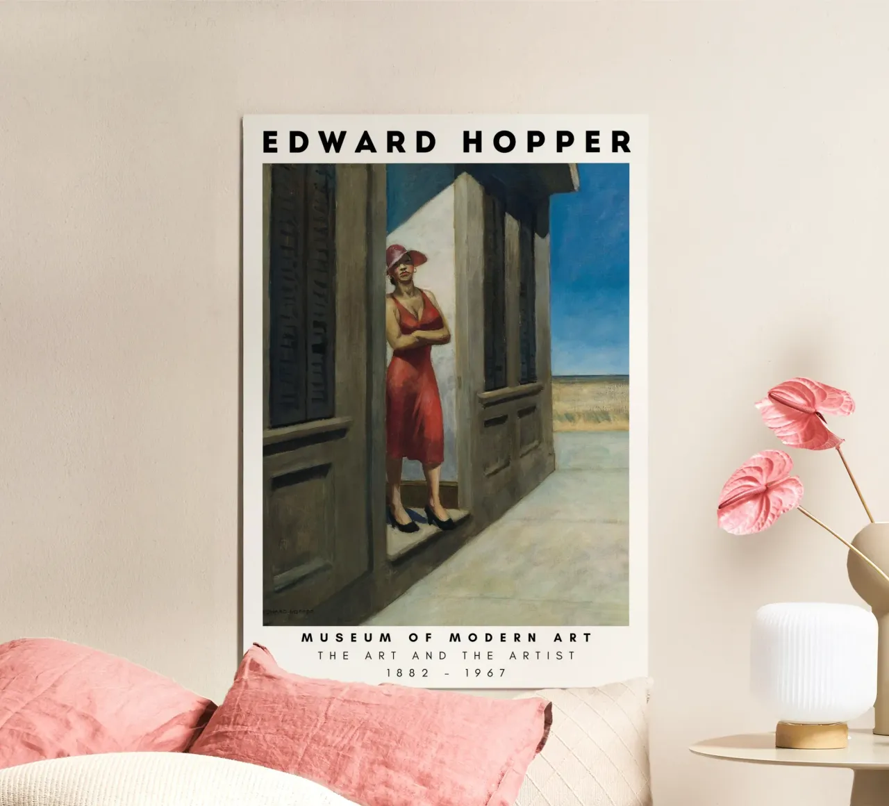 Edward Hopper Mattina della Carolina del Sud - Realismo americano alluminio dibond da NorwesClub