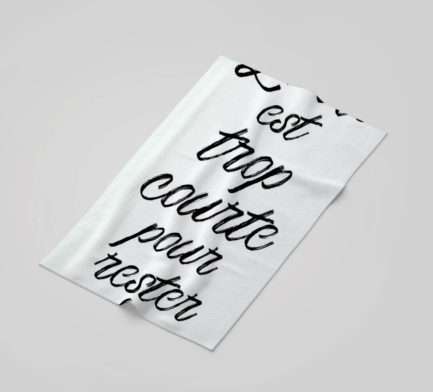 Trop courte telo mare da typed