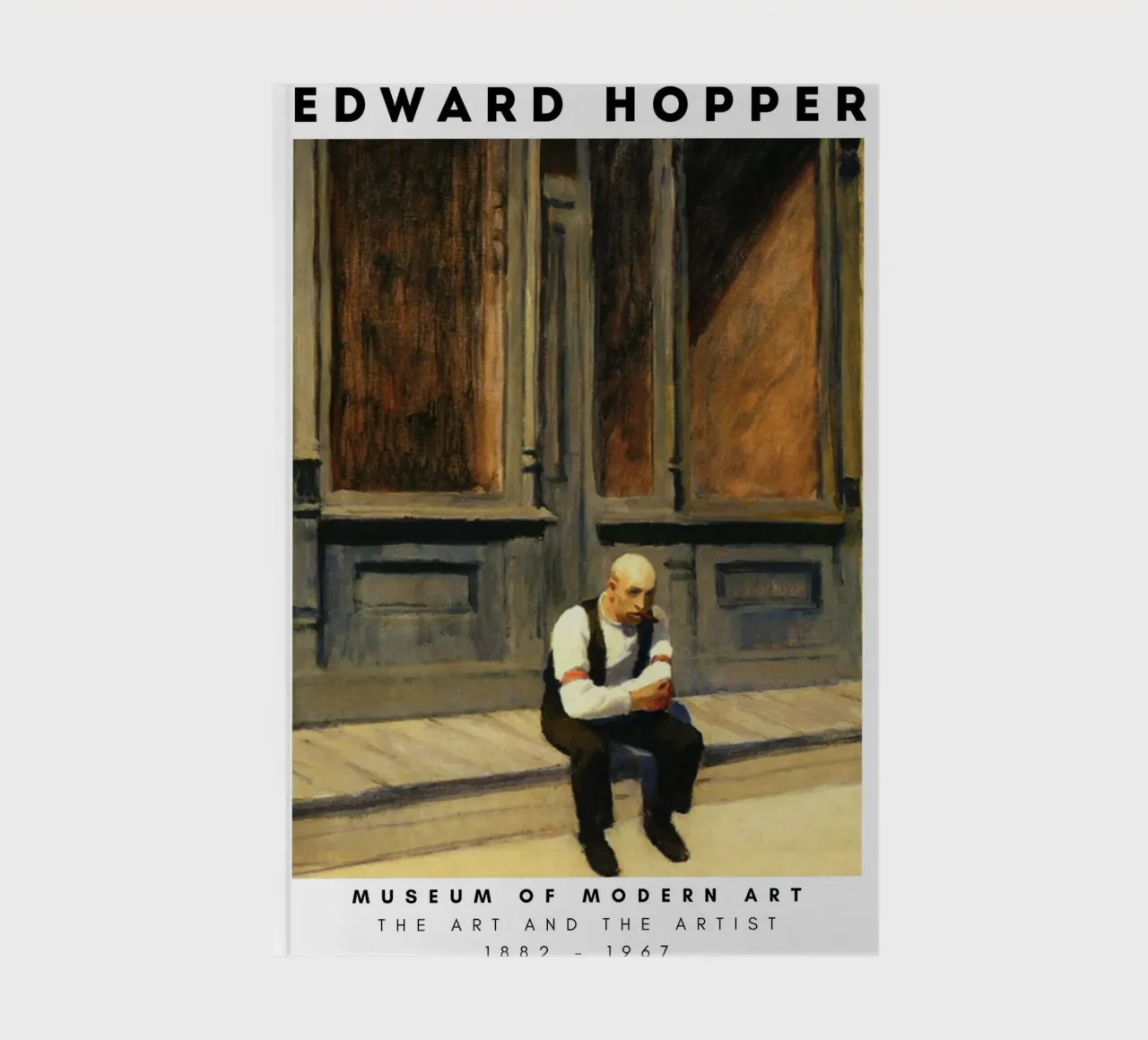 Edward Hopper Excursion into Philosophy | Realism Print notebook by NorwesClub