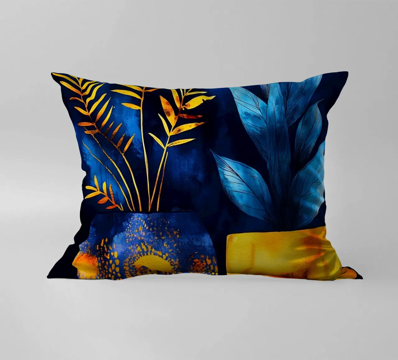 Piante decorative cuscino da Justyna Jaszke JBJart