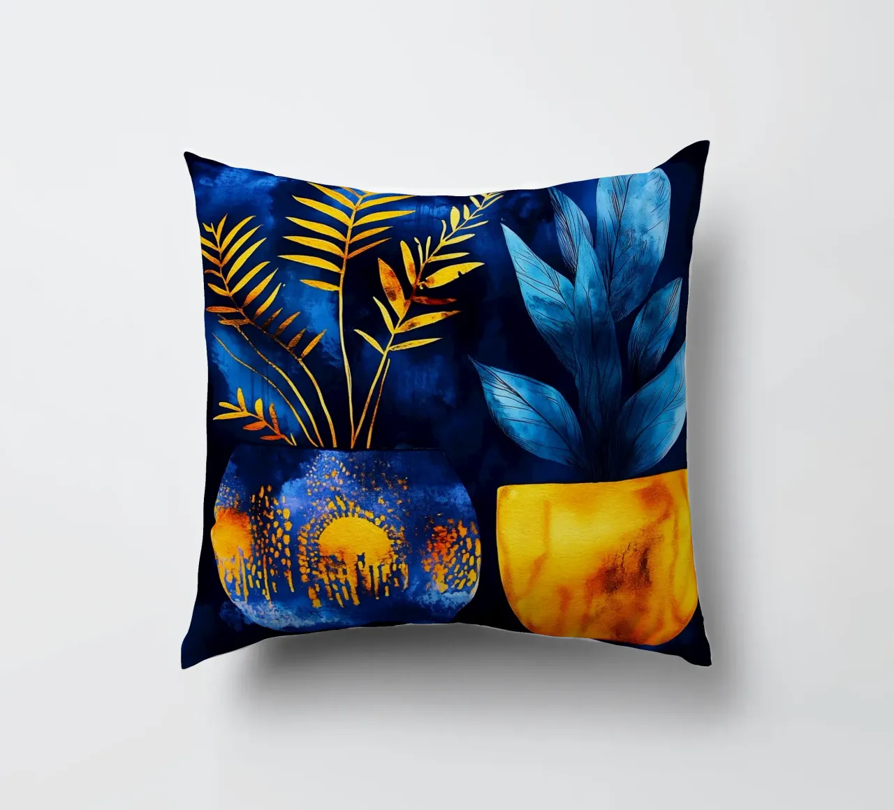 Piante decorative cuscino da Justyna Jaszke JBJart