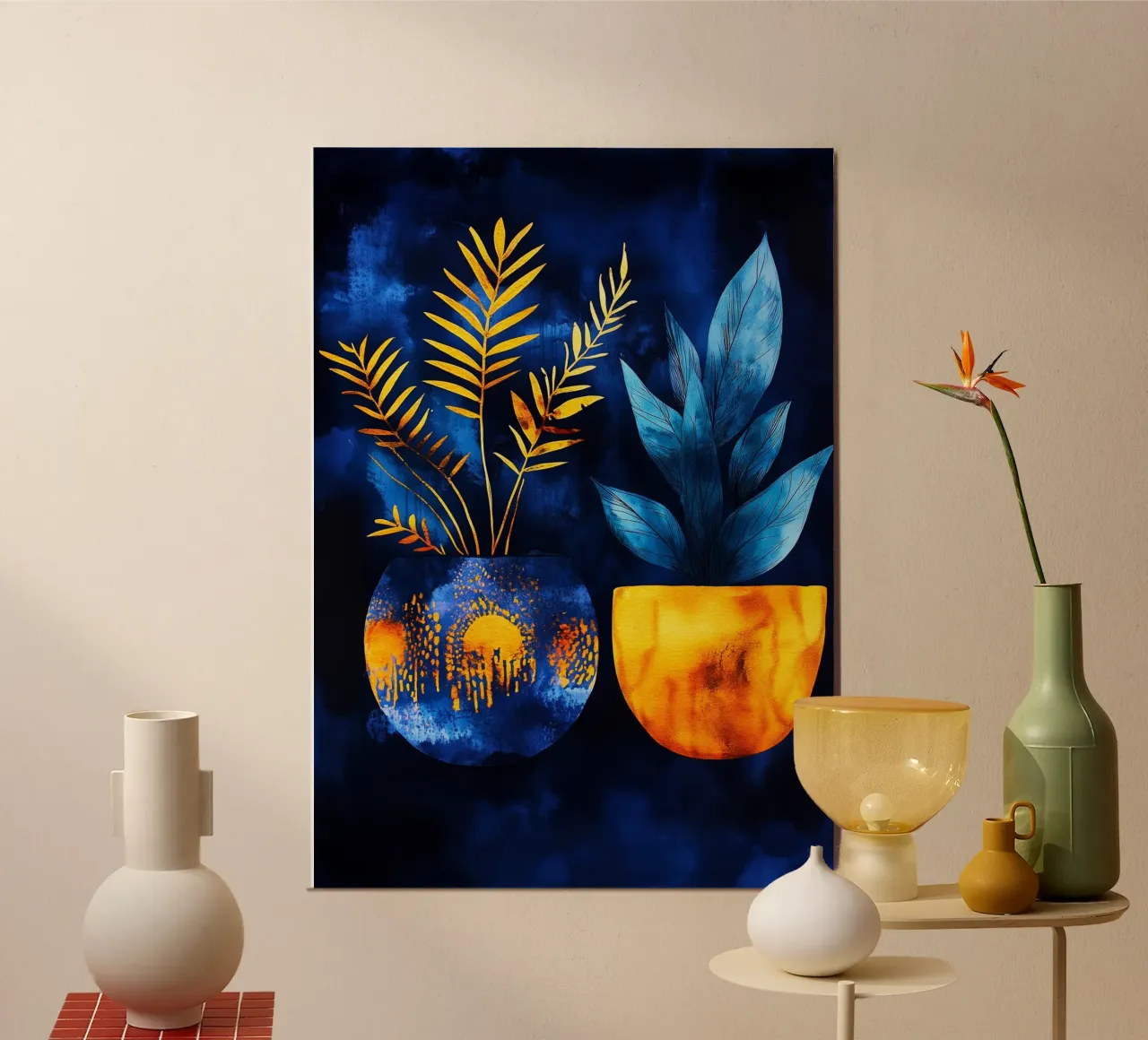 Piante decorative carta hahnemühle da Justyna Jaszke JBJart