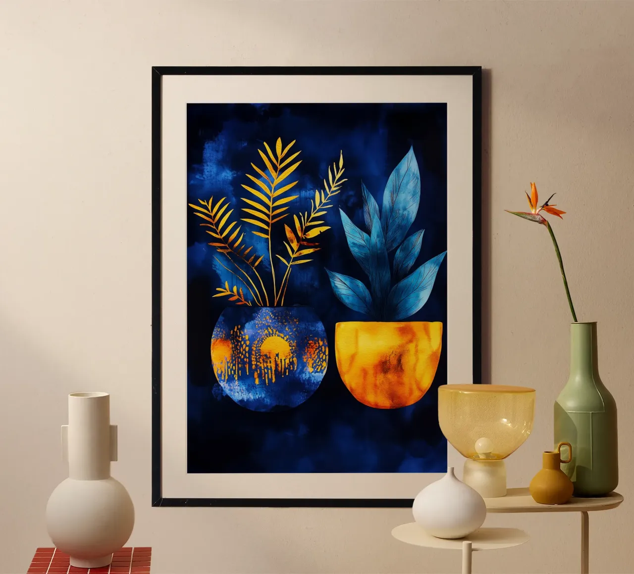 Piante decorative carta hahnemühle da Justyna Jaszke JBJart
