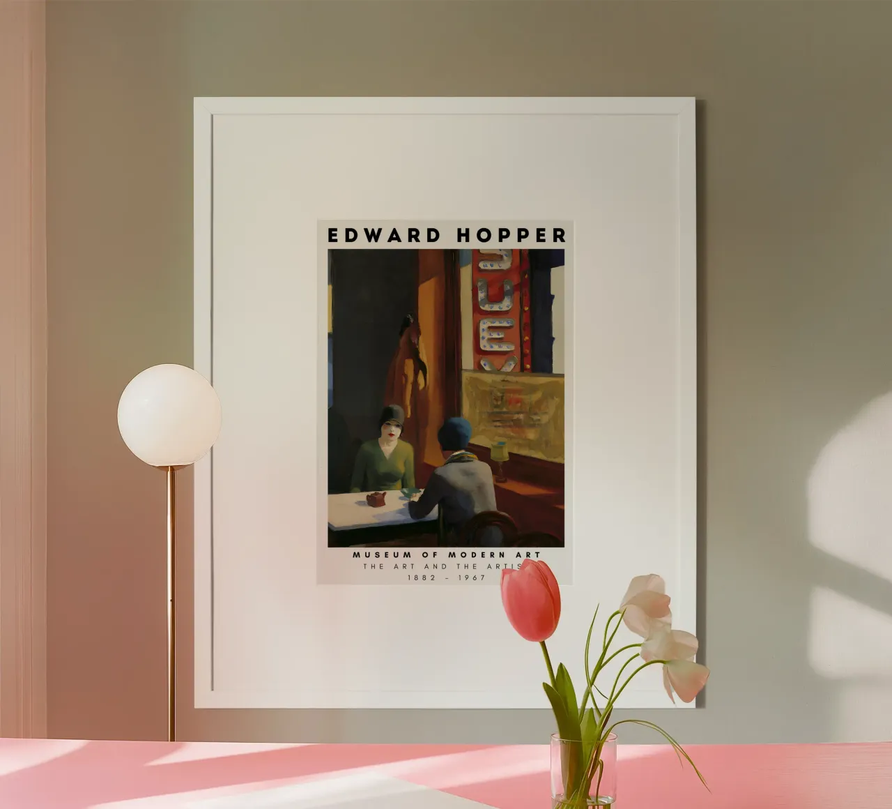Edward Hopper Chop Suey - Amerikaans realisme Stedelijke kunst poster van NorwesClub