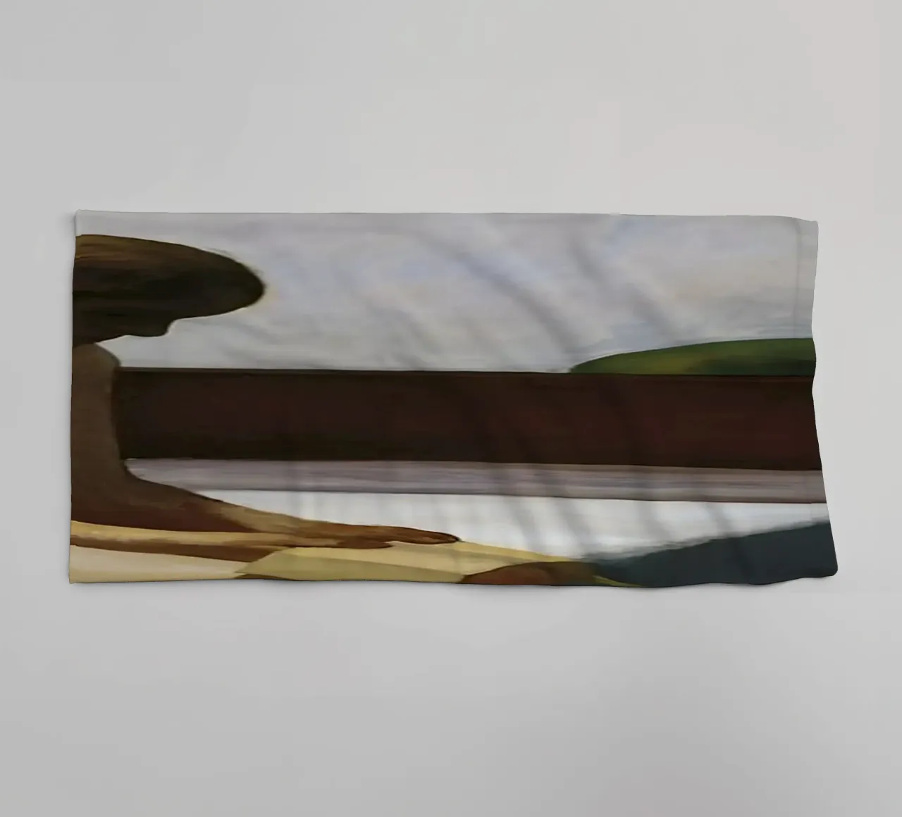 Camera d'albergo di Edward Hopper - Arte del realismo americano asciugamano da bagno da NorwesClub