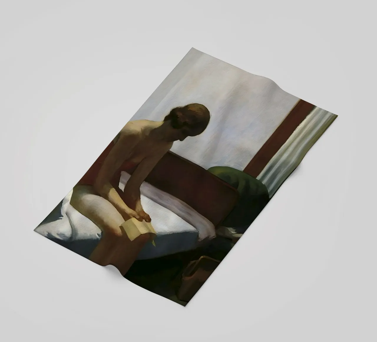 Camera d'albergo di Edward Hopper - Arte del realismo americano telo mare da NorwesClub