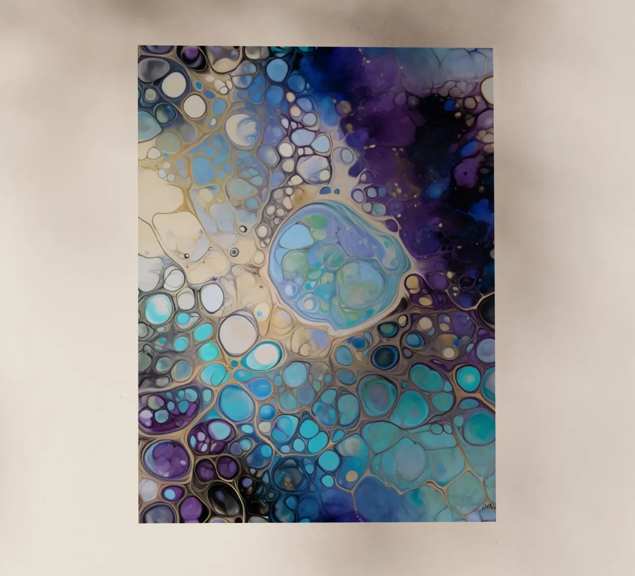 MODELLO MARE BLU pellicola backlit da dinem