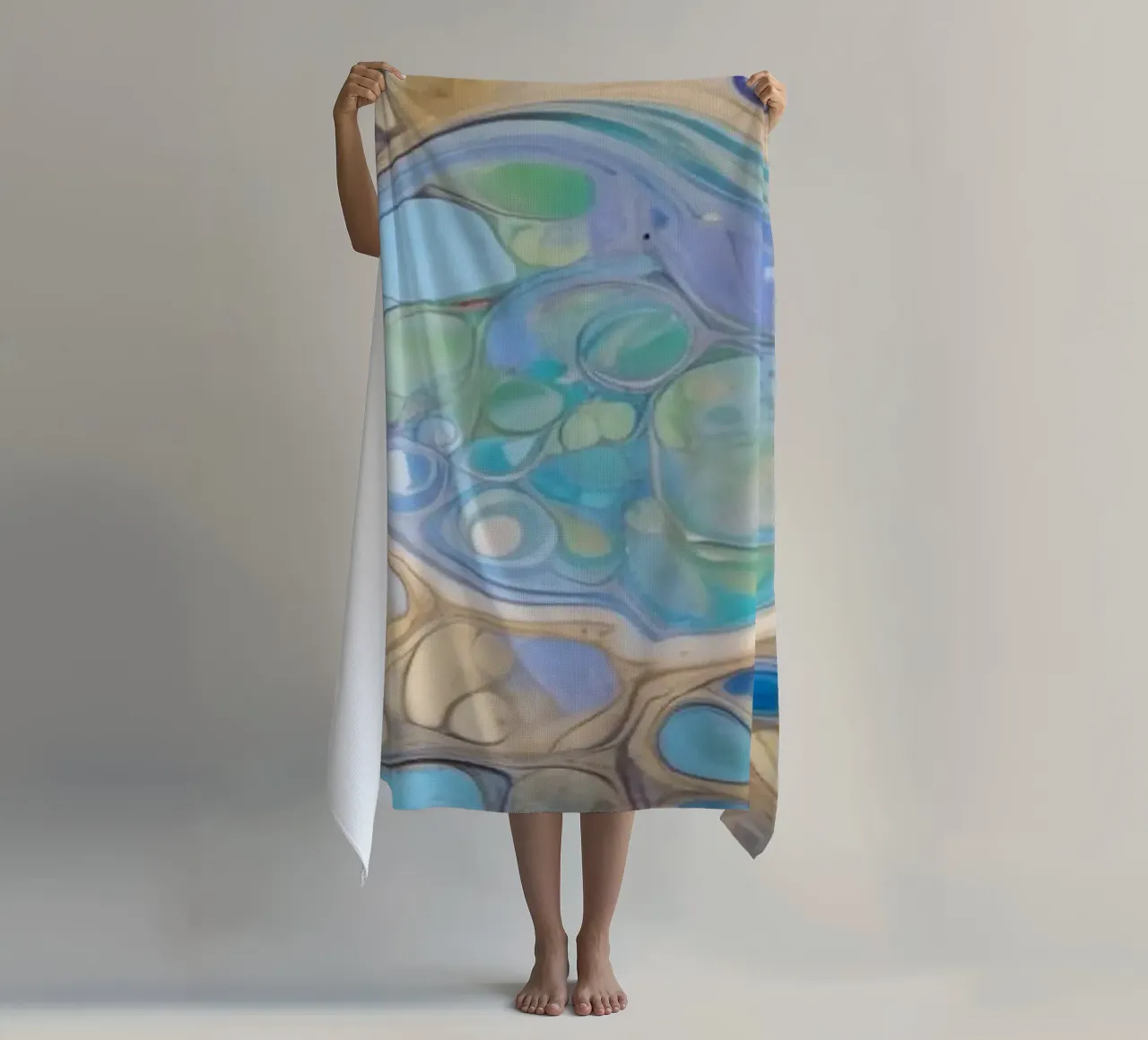 MODELLO MARE BLU telo mare da dinem