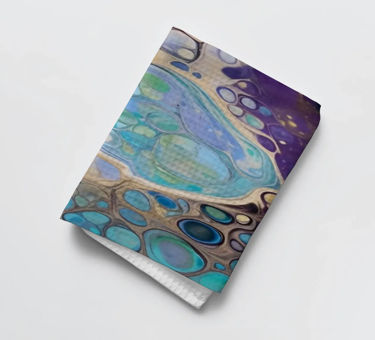 MOTIF MARIN BLEU torchon de dinem