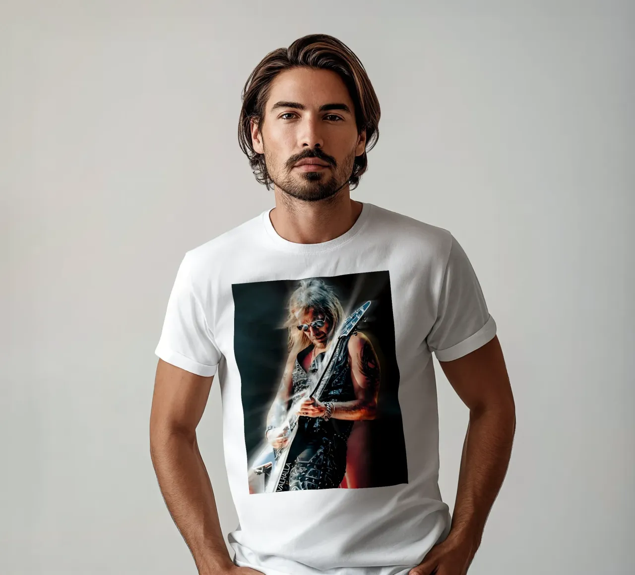 Richie Faulkner t-shirt da Low poly art