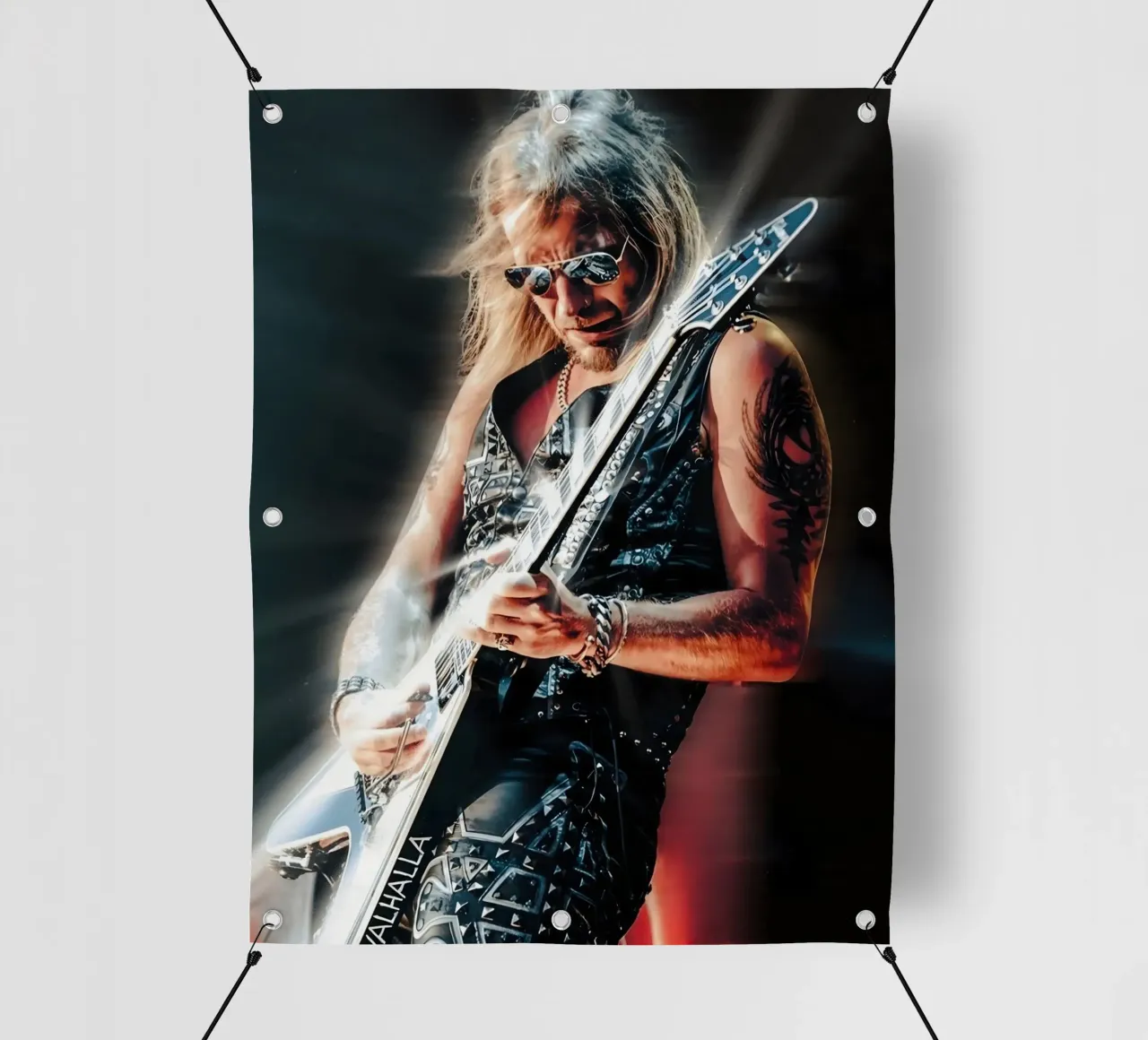 Richie Faulkner telo in pvc da Low poly art