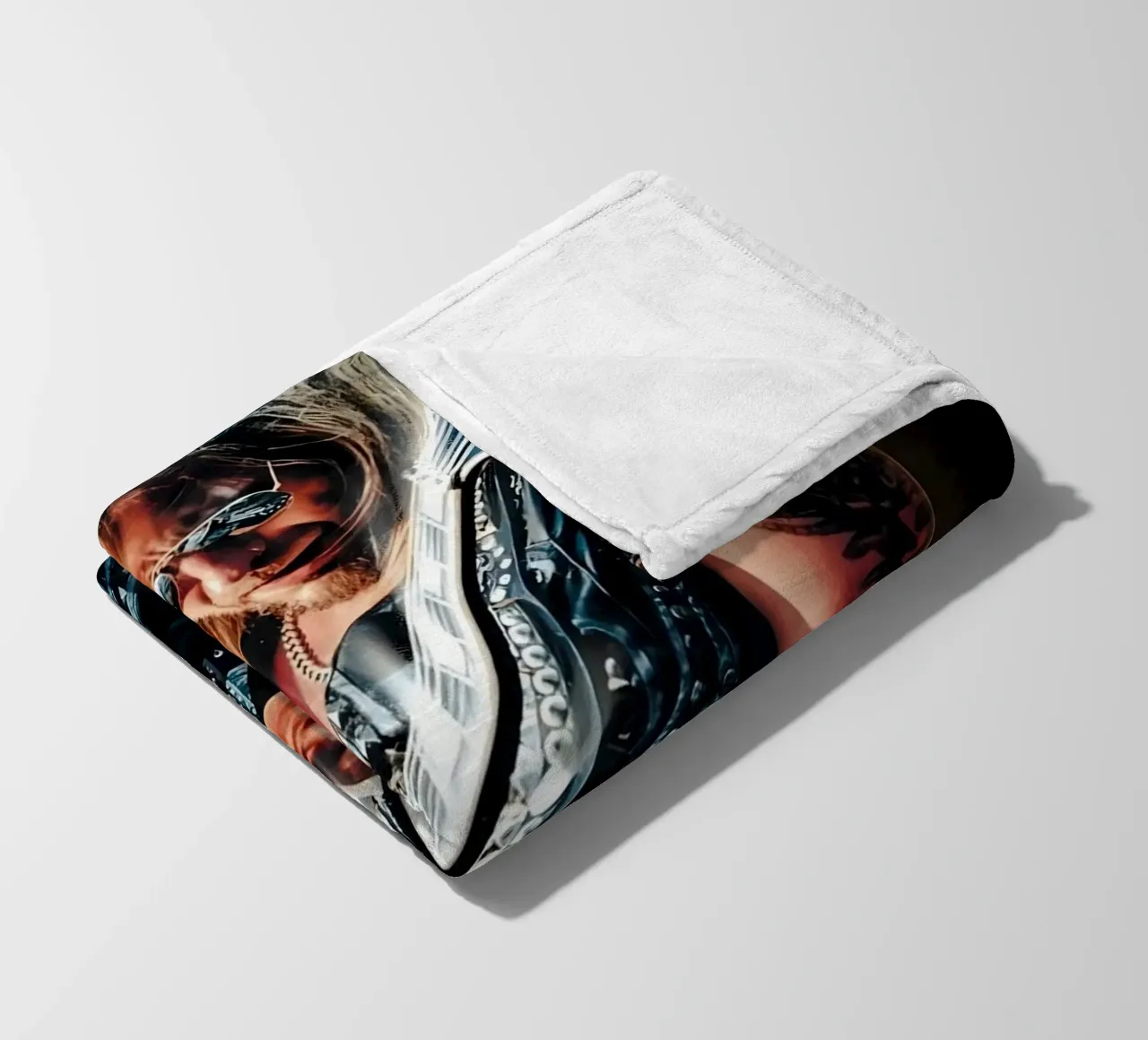 Richie Faulkner coperta in pile da Low poly art