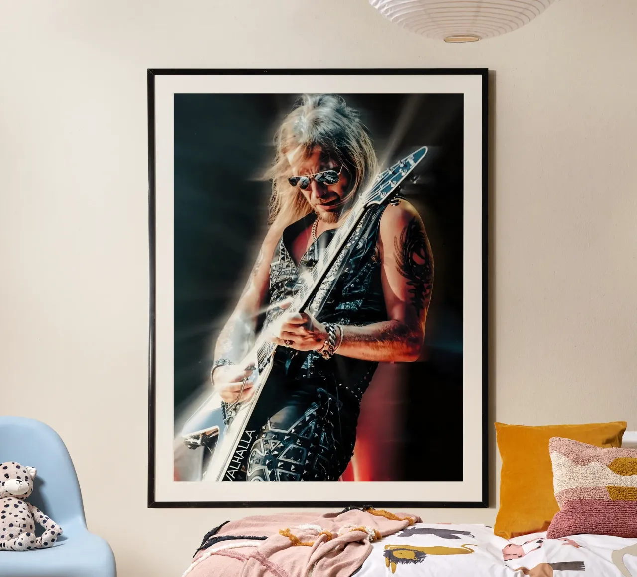 Richie Faulkner carta hahnemühle da Low poly art
