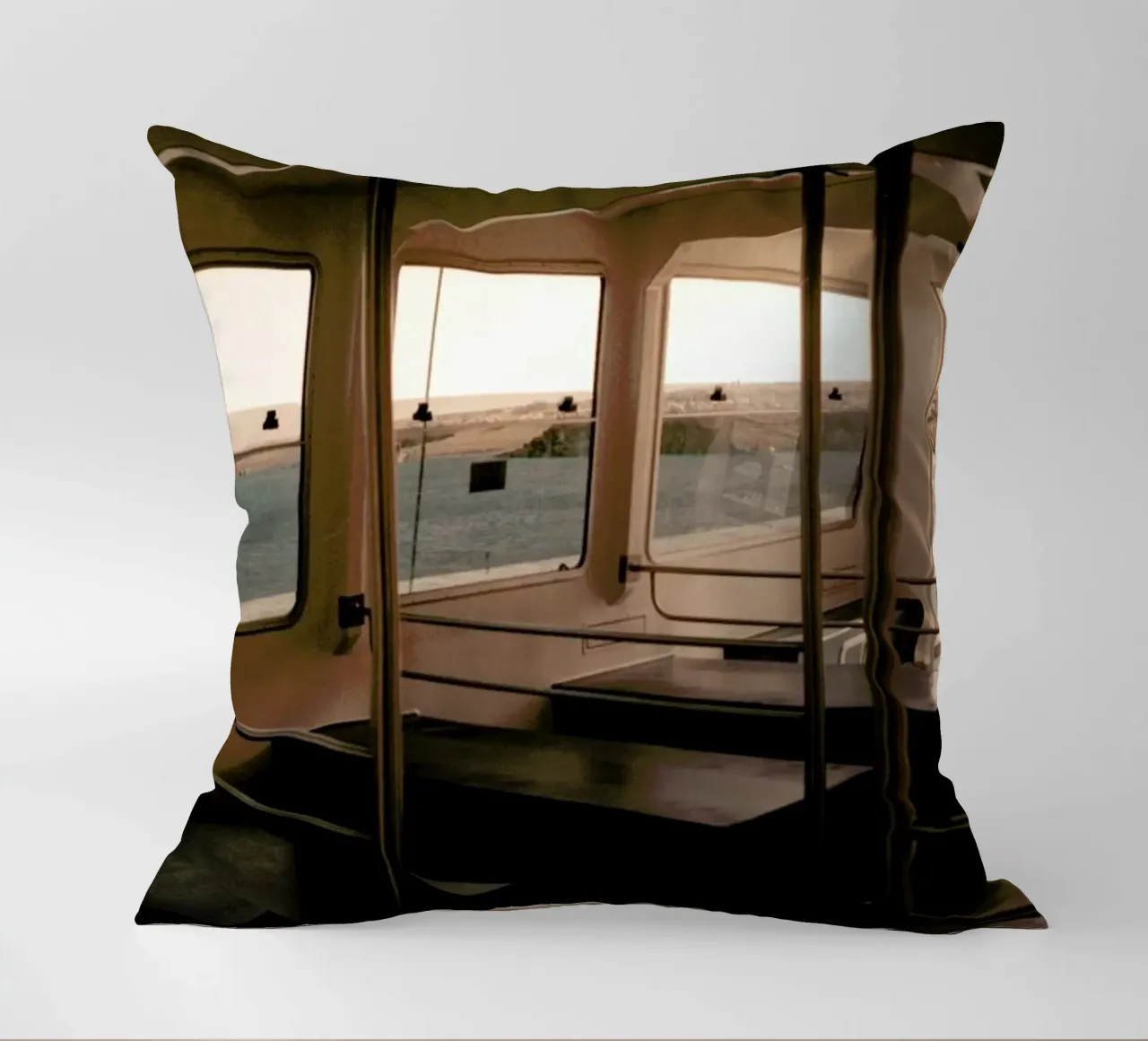 Go Somewhere cuscino da Sebastian Hilgetag