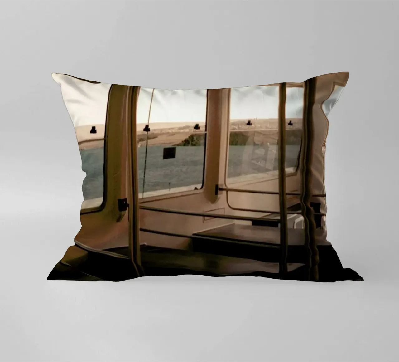 Go Somewhere cuscino da Sebastian Hilgetag