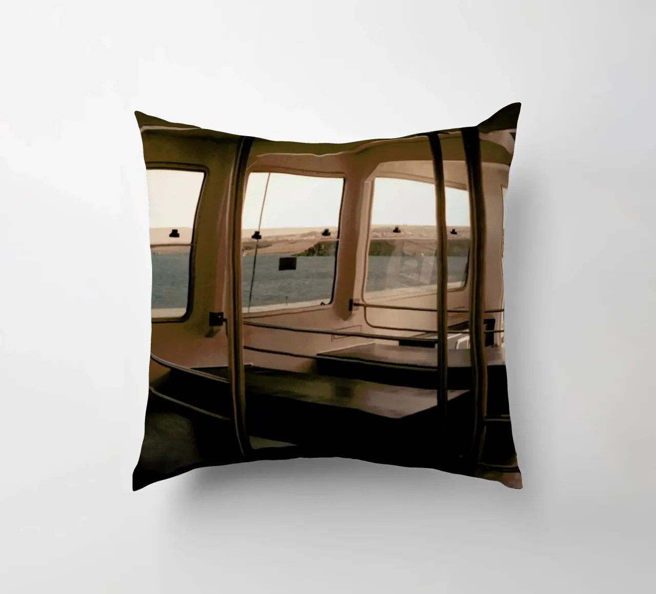 Go Somewhere cuscino da Sebastian Hilgetag