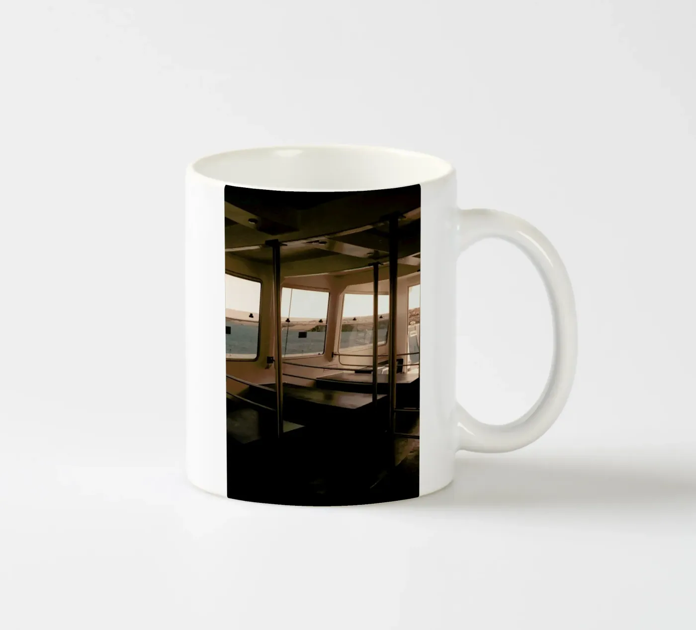 Go Somewhere ceramic mug by Sebastian Hilgetag