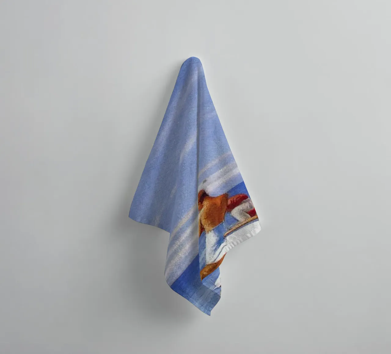 Edward Hopper Ground Swell - American Realism Print towel by NorwesClub