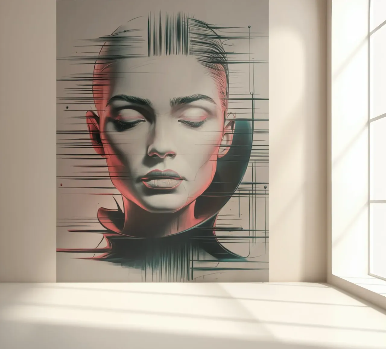 Vrouw Sci-fi fotobehang van dinem