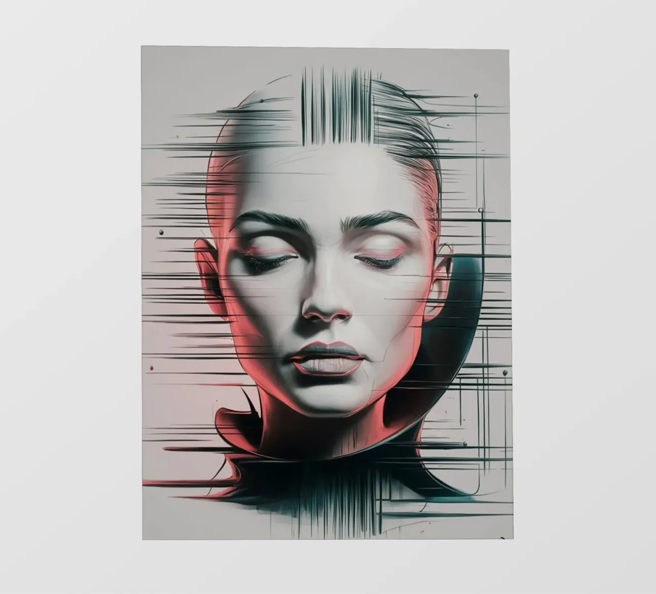 Vrouw Sci-fi fotobehang van dinem